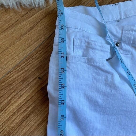 Elliott & Vine White Cropped Ankle Jeans Size 14 EUC - Picture 12 of 14